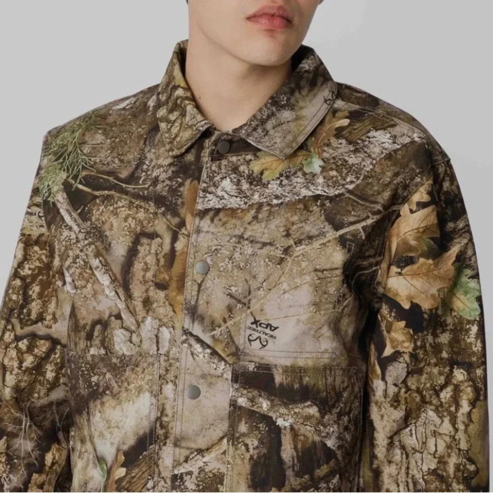 Nike Jordan Flight Chicago Realtree Jacket Camo HV0649-222 Men’s Size XXL